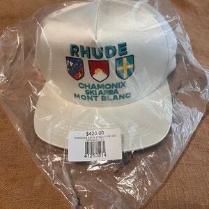 Rhude Chamonix Ski Area Mount Blanc Silk Structure SnapBack